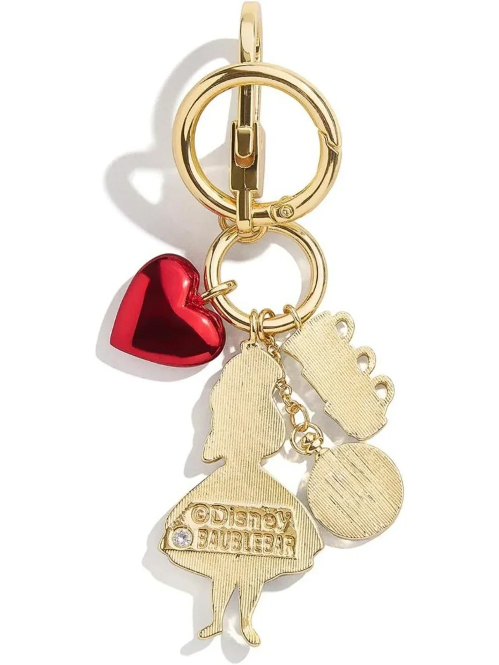 Charming Disney Duo Bag Charm with Ring & Lobster Clasp - Perfect for